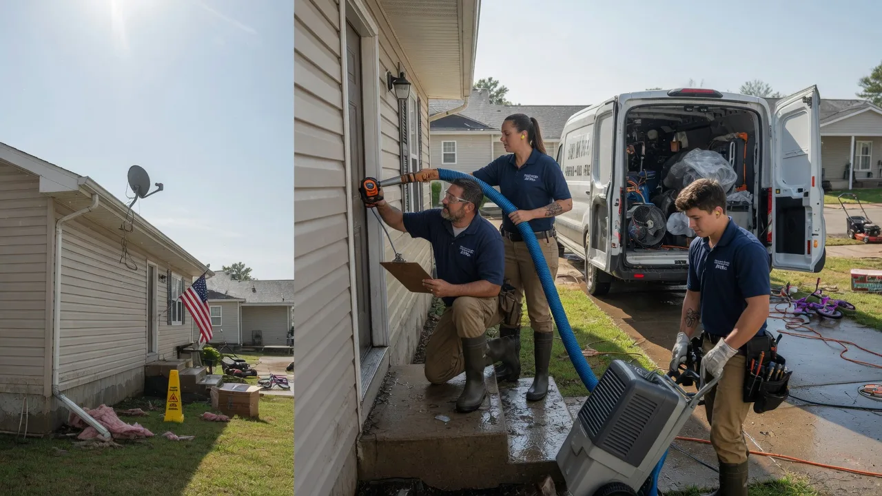 Ceiling Water Damage Restoration in Needville, TX near me